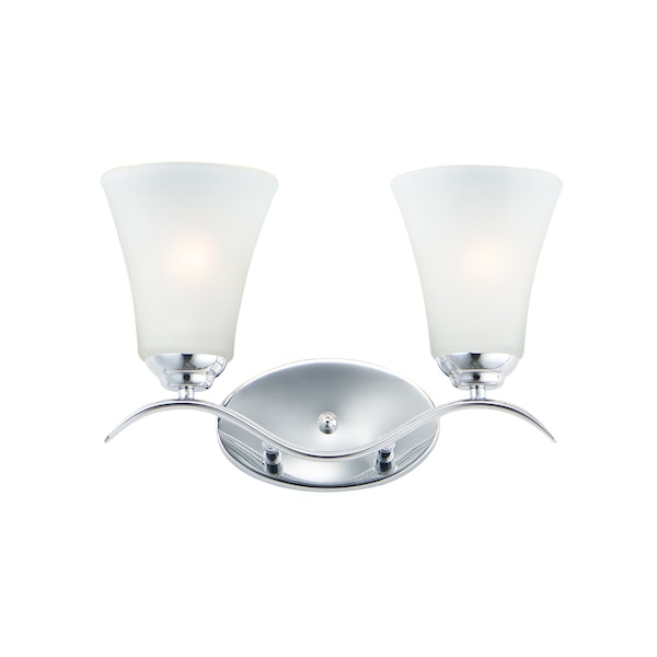 Maxim Vital 2-Light 14.5" Wide Polished Chrome Vanity Light 12082FTPC - main